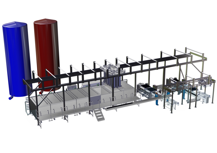 CAO - Thermix™ - 9500L z 1 systemem załadunku/rozładunku + silosy buforowe wody